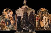 El Greco The Modena Triptych oil